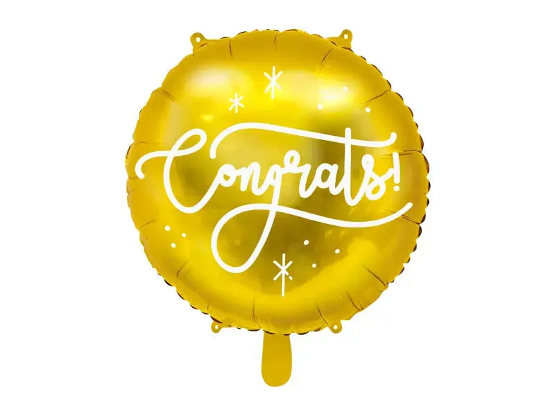 Foil balloon Congrats! - PARTYDECO Partydeco