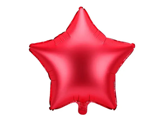 Foil balloon Star red Partydeco