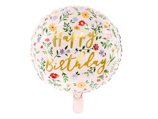 Foil balloon happy birthday Partydeco