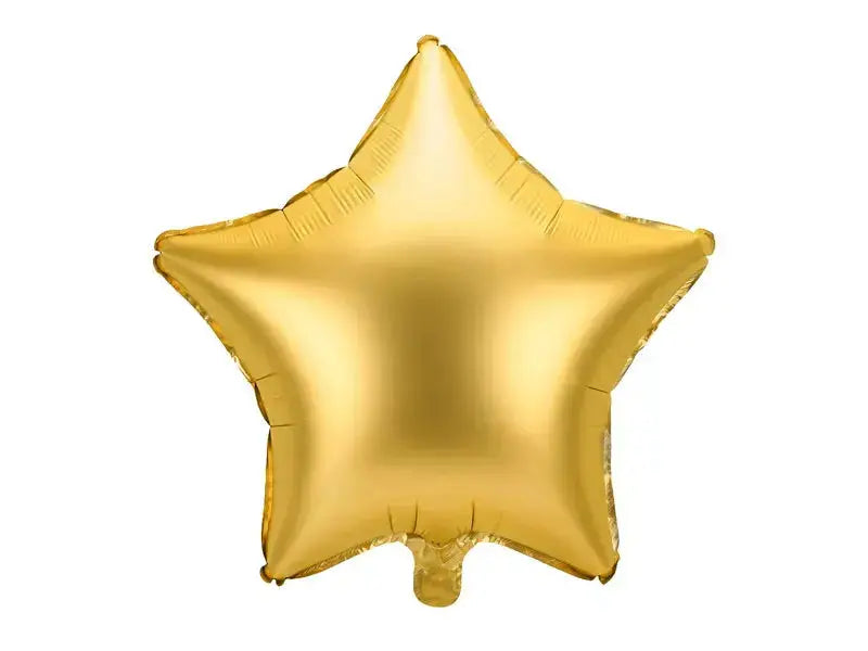 Foil balloon star, gold Partydeco