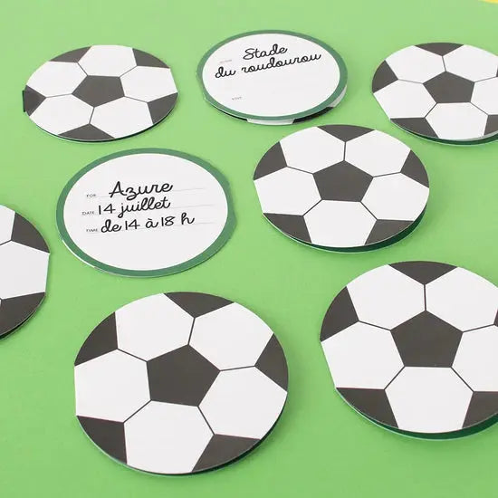 Football birthday invitation card (8) My Little Day