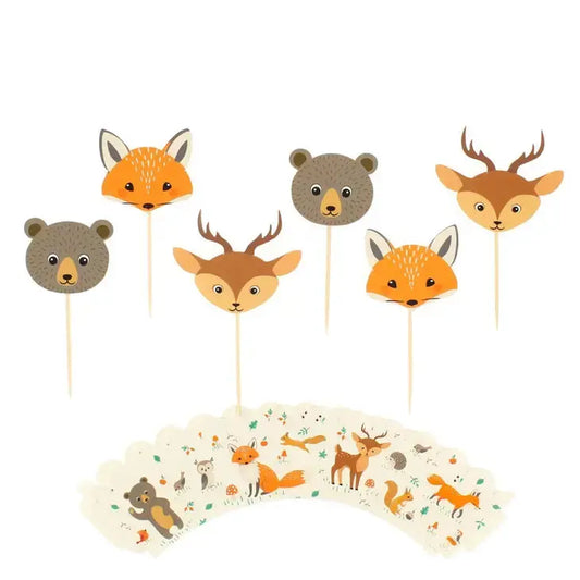 Forest Animal Cupcake Kit Annikids