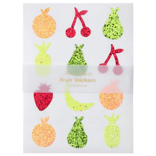 Fruit glitter stickers Meri Meri