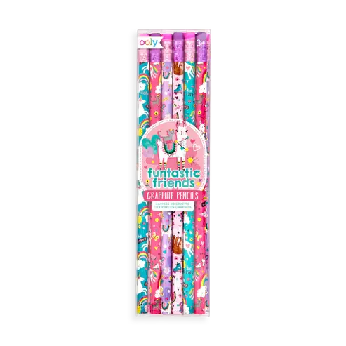 Funtastic Friends Graphite Pencils - Set of 12 OOLY