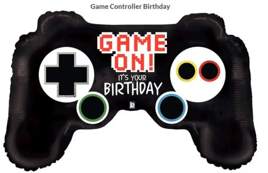 Game Controller Birthday FOIL BALLOON - BETALLIC grabo