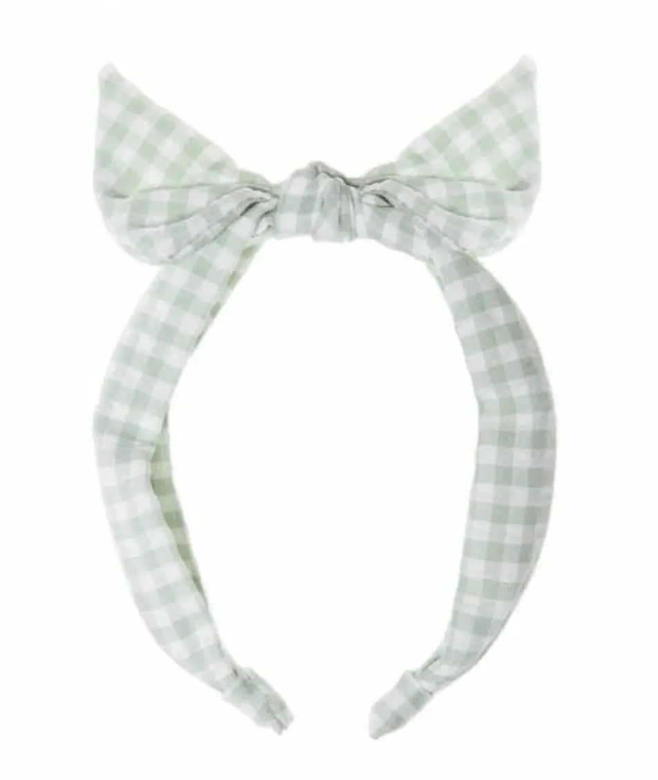 Ginham Tie Headband Rockahula