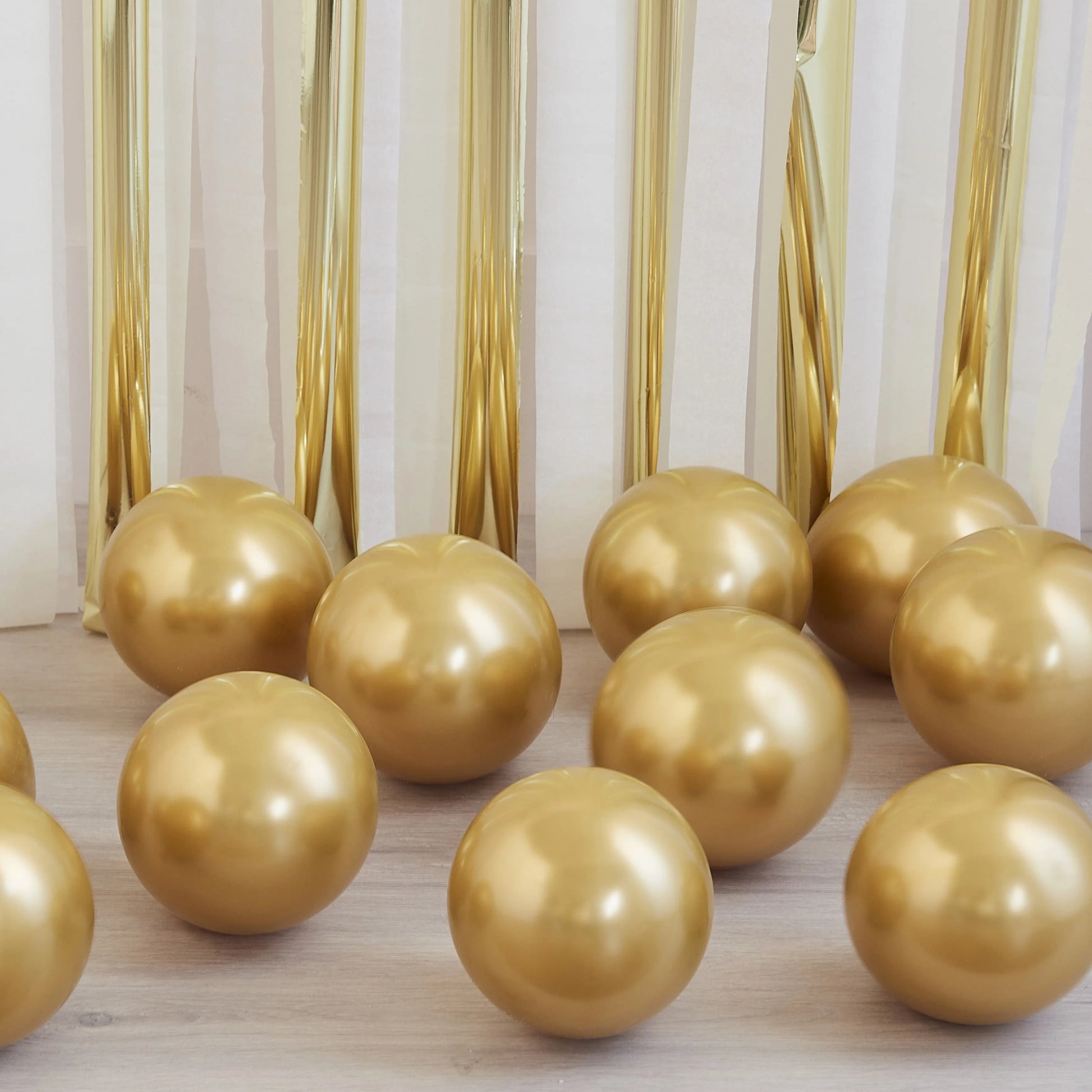 Gold Chrome Balloon Mosaic Balloon Pack Ginger Ray