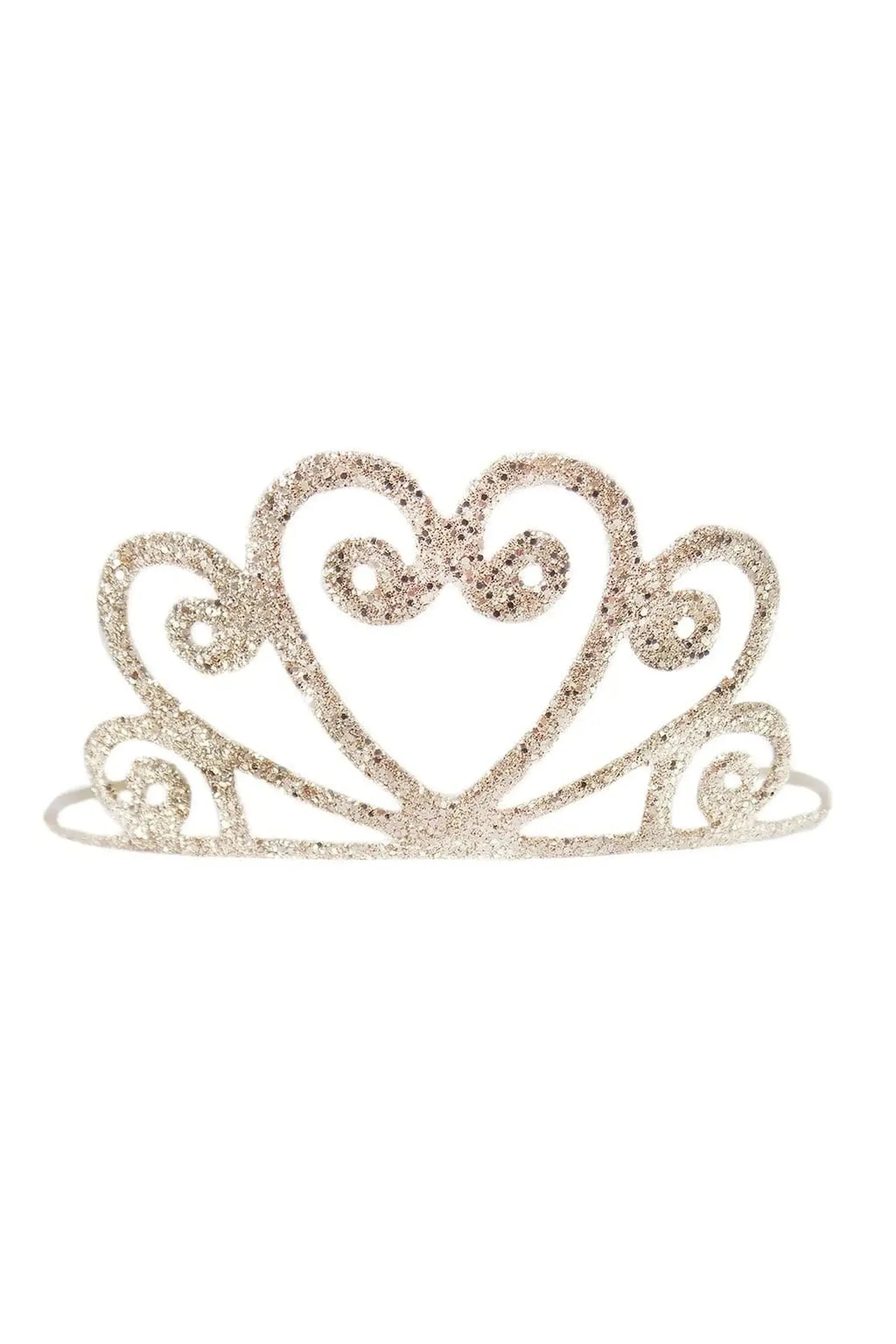 Gold Glitter Tiara Great Pretenders