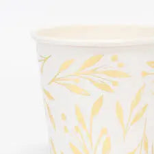 Gold Leaf Cups (x 8) Meri Meri