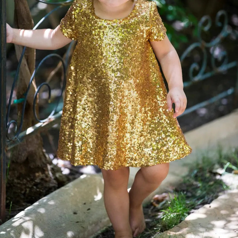 Gold Sequin Dress Faire