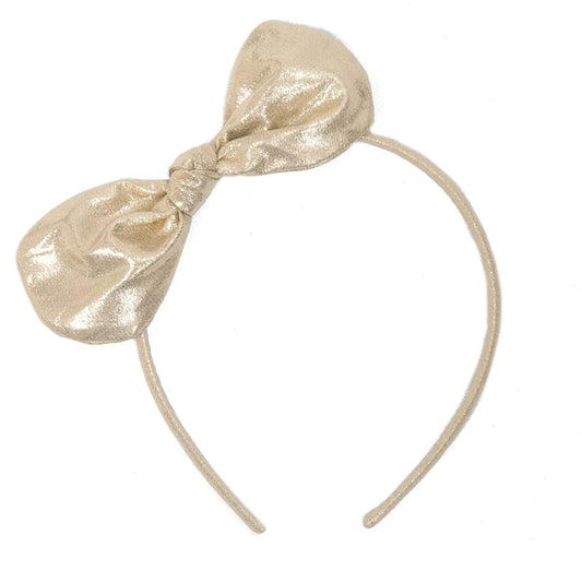 Golden Bow Headband Rockahula