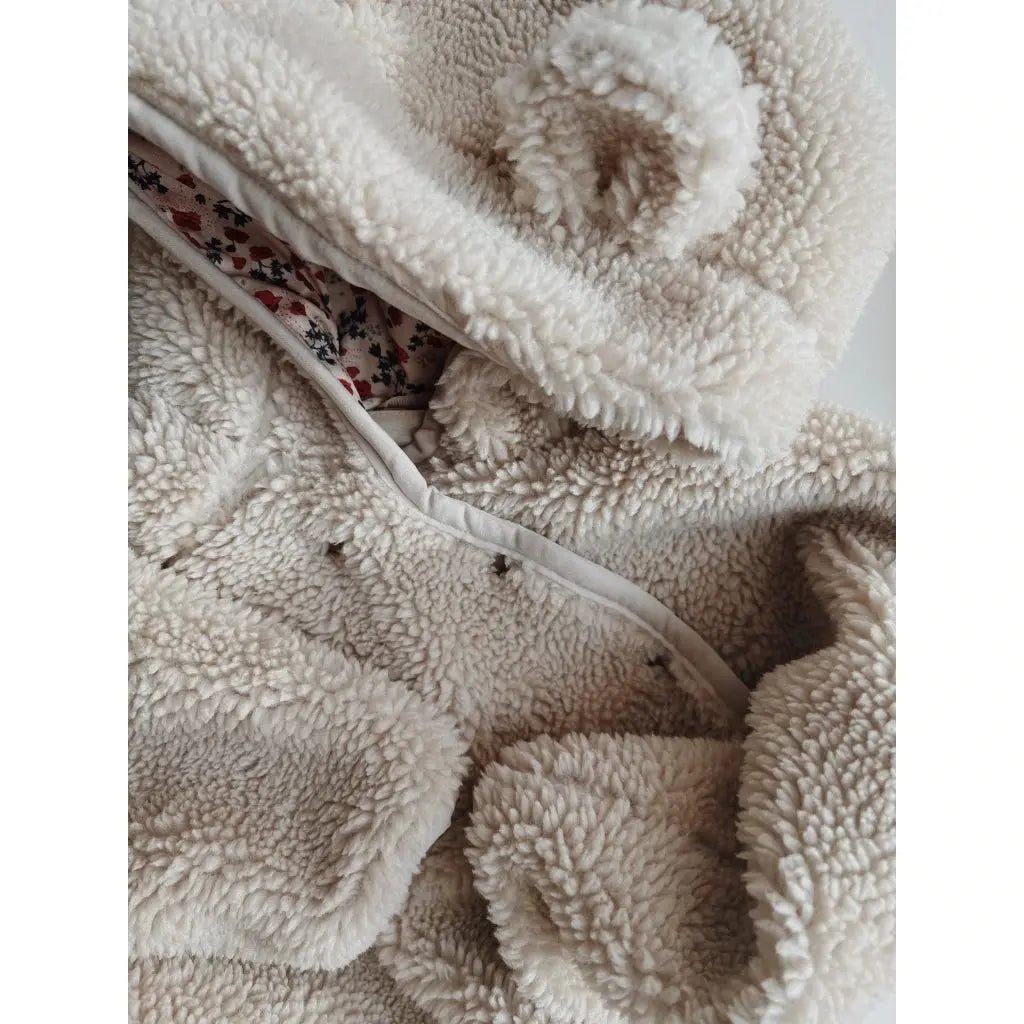 Grizz Teddy Onesie - White Konges Slojd