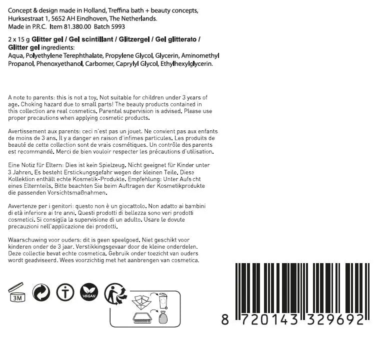 Hair glitter set souza