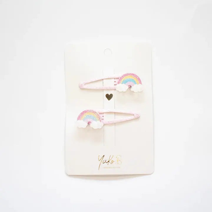 Hairclips - rainbow Yuko. B
