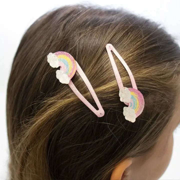 Hairclips - rainbow Yuko. B
