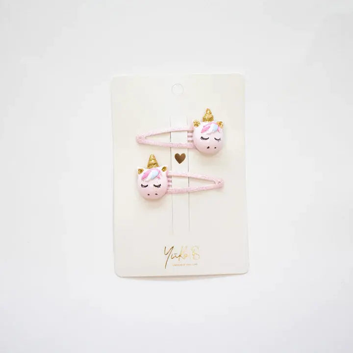 Hairclips - unicorn Yuko. B