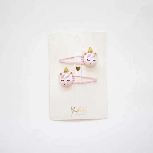 Hairclips - unicorn Yuko. B