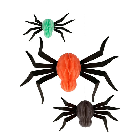 Hanging honeycomb spiders Meri Meri