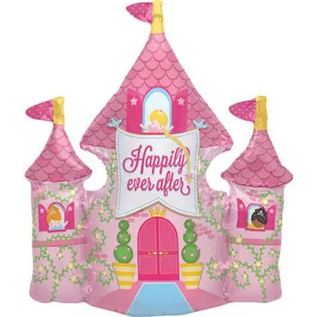 Happily Ever After Castle Helium Foil Balloon Foil