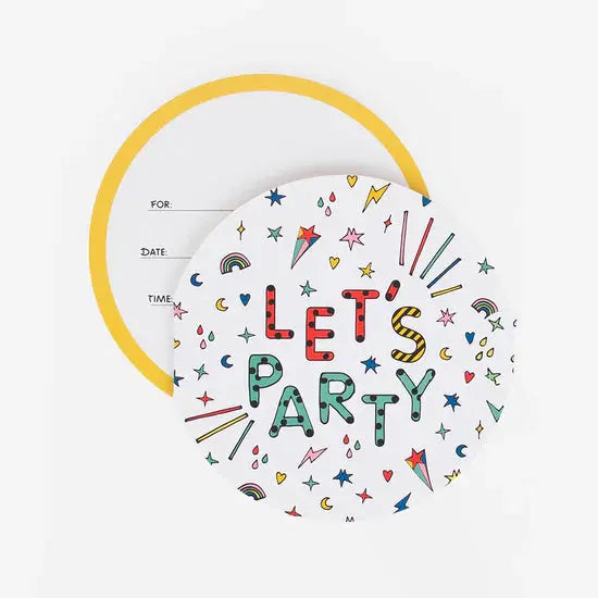 Happy Birthday birthday invitation card (8) My Little Day