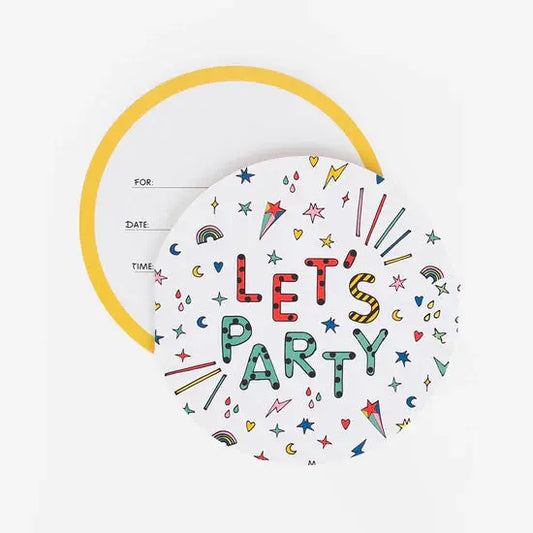 Happy Birthday birthday invitation card (8) My Little Day