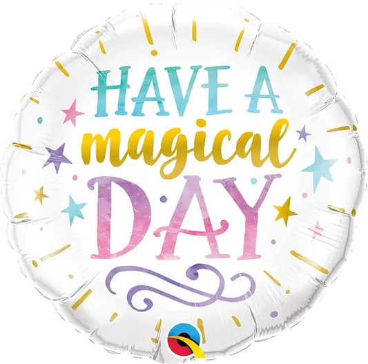 Have a Magical Day Foil Balloon qualatex