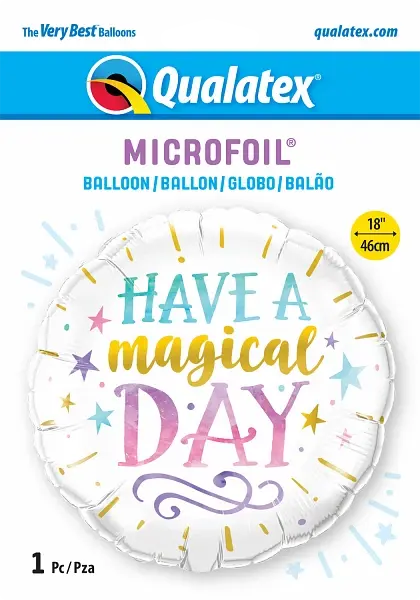 Have a Magical Day Foil Balloon qualatex