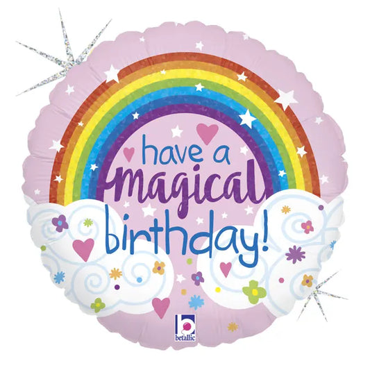 Have a magical birthday balloon Betallic