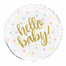 Hello Baby Foil Balloon unique