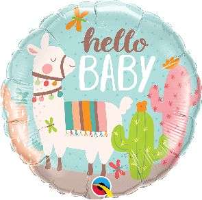 Hello Baby LLama qualatex