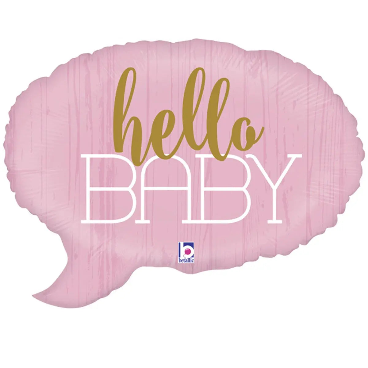 Hello Baby - Pink Betallic