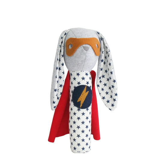 Hero Bunny Squeaker Navy Star alimrose