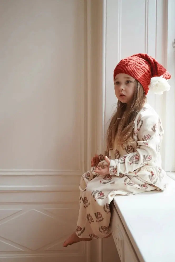 Holiday Christmas Pointelle Hat Konges Slojd