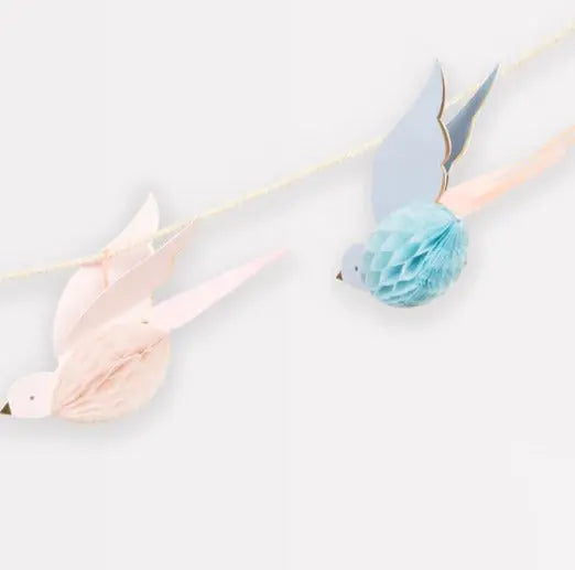 Honeycomb Bird Garland Meri Meri