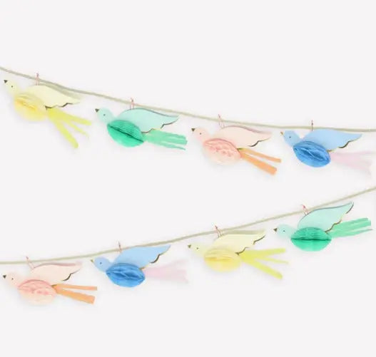 Honeycomb Bird Garland Meri Meri