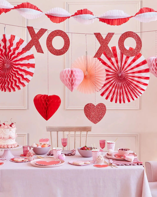 Honeycomb Hearts Garland Meri Meri