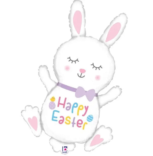 Hopping Easter Bunny FOIL BALLOON Betallic