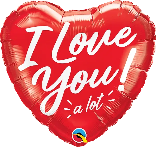 I Love You A Lot Foil Balloon qualatex