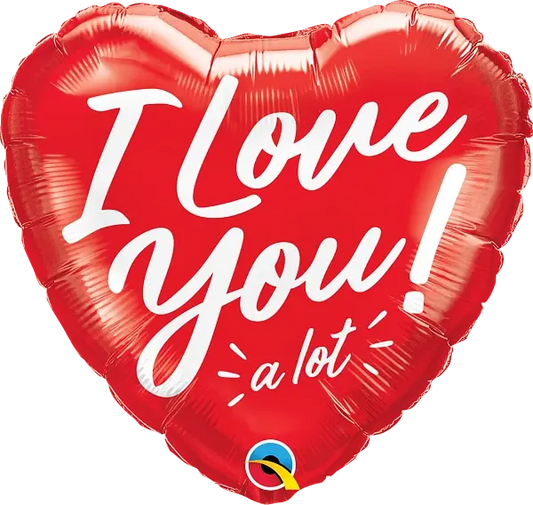 I Love You A Lot Foil Balloon qualatex