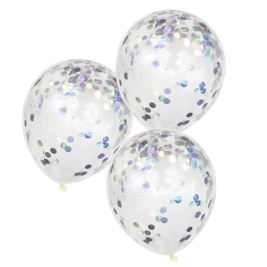 IRIDESCENT CONFETTI BALLOONS - PASTEL PARTY Ginger Ray