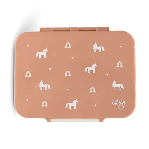 Incredible Tritan Lunch Box With 4 Compartments - Unicorn-Blush Pink Citron