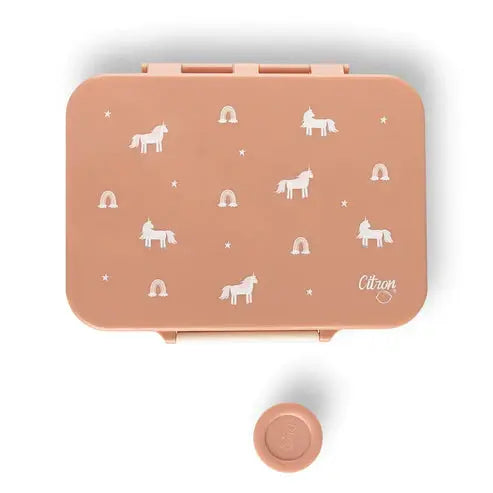 Incredible Tritan Lunch Box With 4 Compartments - Unicorn-Blush Pink Citron