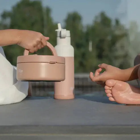 Insulated Food Jar 400ml - Blush Pink Citron