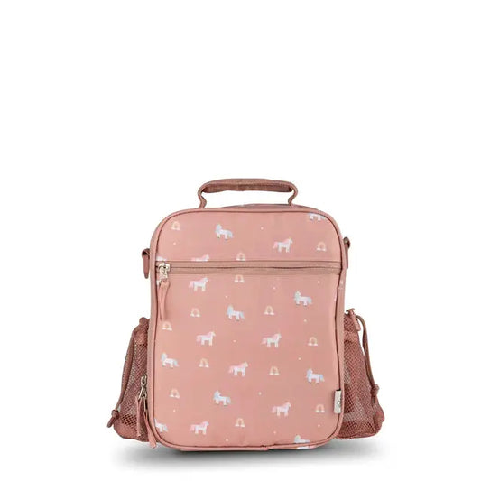 Insulated Lunch Bag Backpack - Unicorn-Blush pink Citron