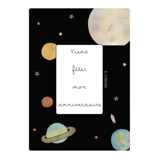 Invitation card “Aster" Papier Poetic