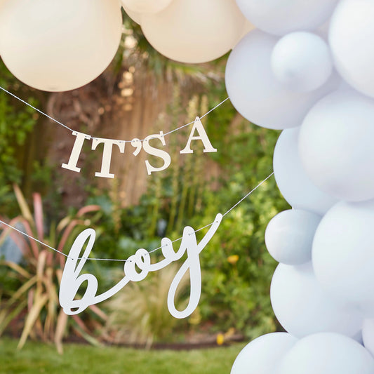 It's a Boy Baby Shower Bunting Ginger Ray