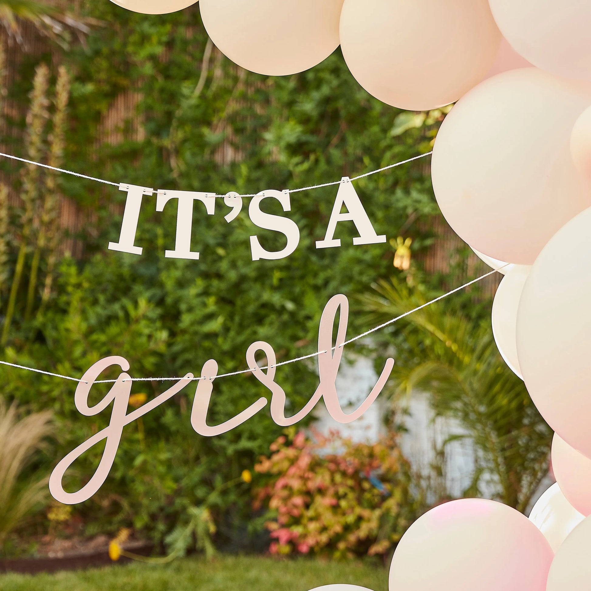 It's a Girl Baby Shower Bunting Ginger Ray