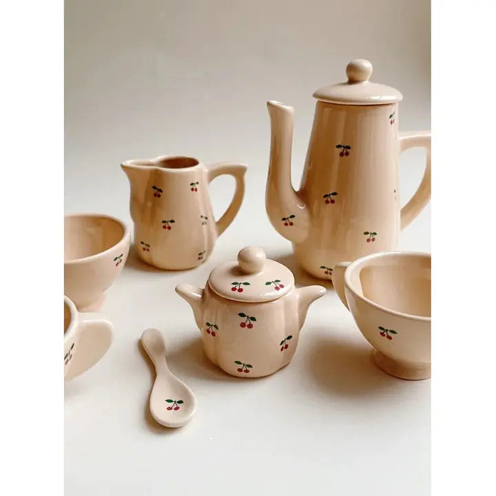 (KS3872) - tea set cherry Konges Slojd