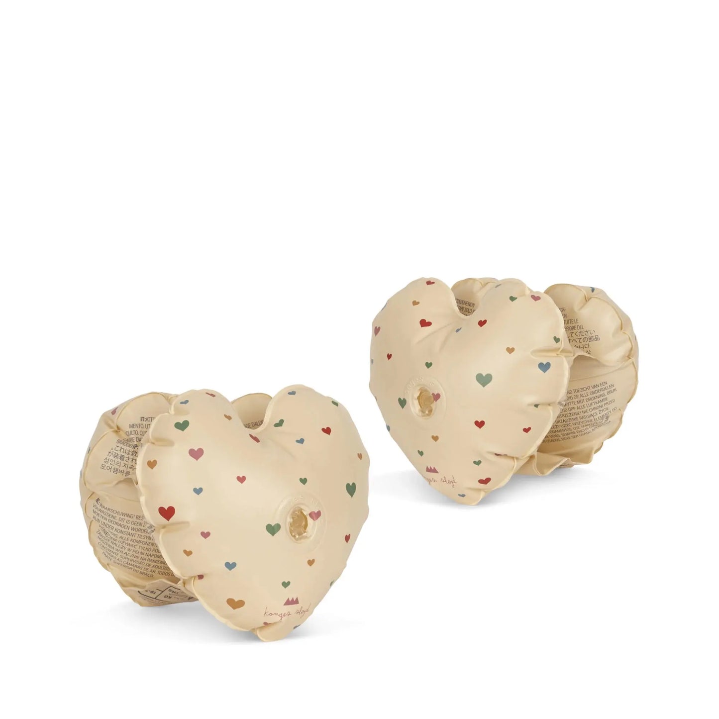 (KS4883) Water wings heart - Multi hearts Konges Slojd