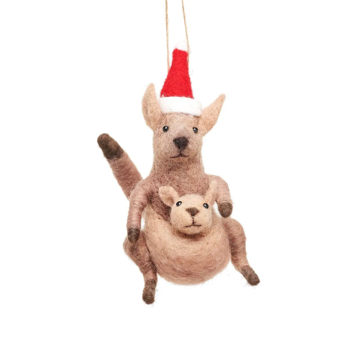 Kangaroo & Baby Felt Decoration SASS AND BELLE